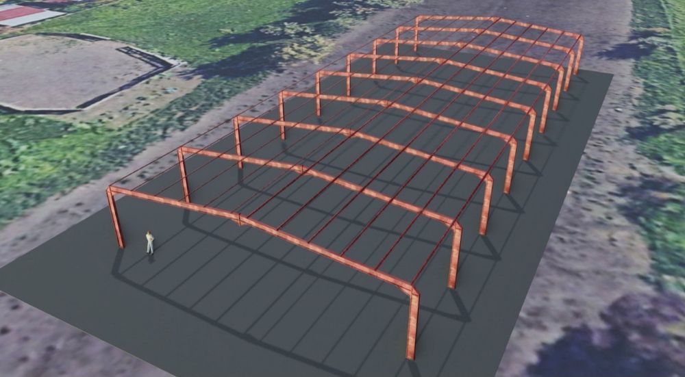 Hala metalica industriale