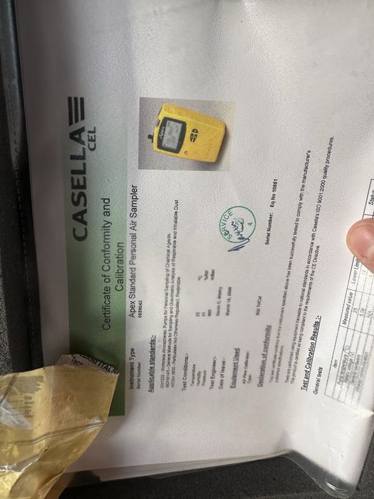 Casella Apex Standard Pompa de prelevare probe aer, analizor praf, analize aer
