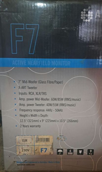 Калонки Adam f7 2 штуки