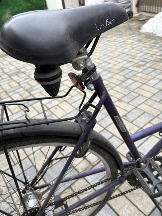 Bicicleta in sare buna si confortabila