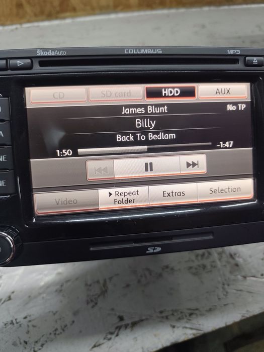 CD Dvd navigatie auto Rns 510 columbus hdd 20gb Passat Skoda