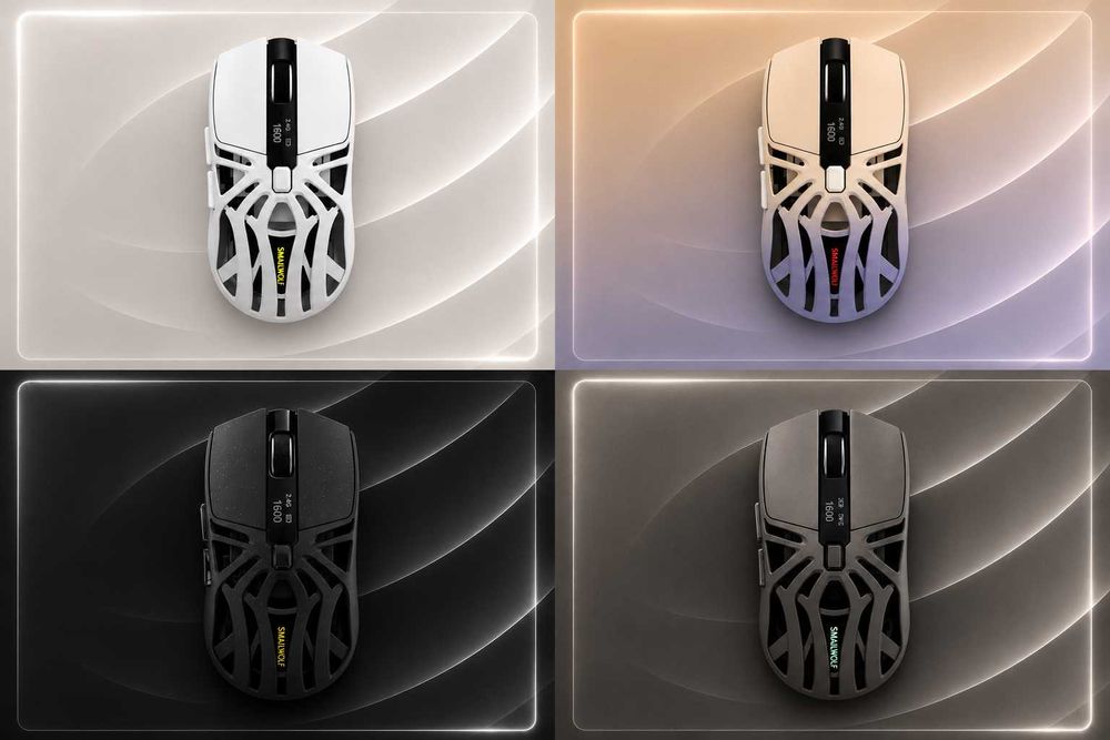 Smailwolf RS8 — трёхрежимная мышь с дисплеем и RGB