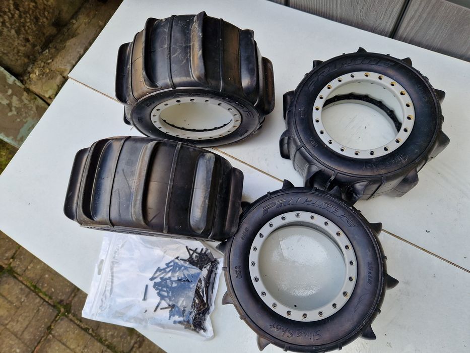 4бр. Гуми за X-maxx Proline Slingshot 4.3 pro-lock Paddle tires