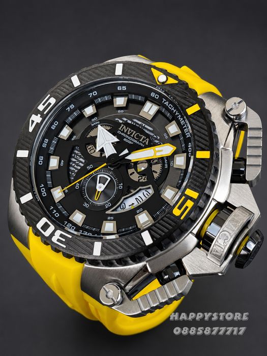 INVICTA Optimus Yellow 66 mm, Инвикта нов мъжки часовник