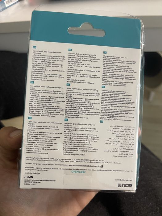 Слушалки ttec  wireless bluetooth