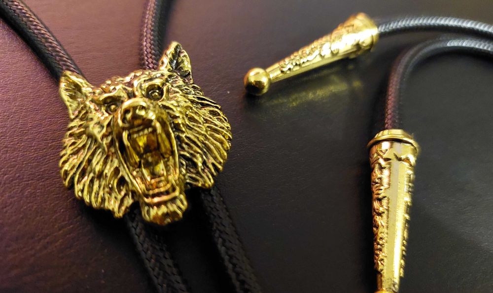 Cravata Bolo Cap de Lup Witcher 3