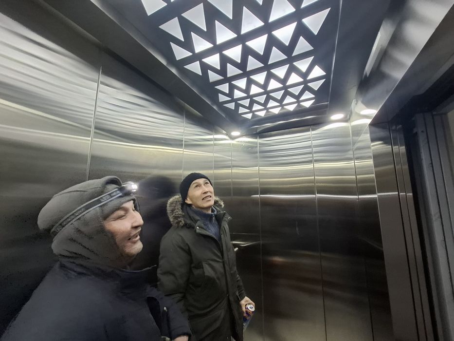 Установка камера лифт