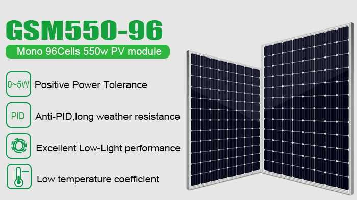 Quyosh panel, Cолнечная панель 550W mono A class sotiladi