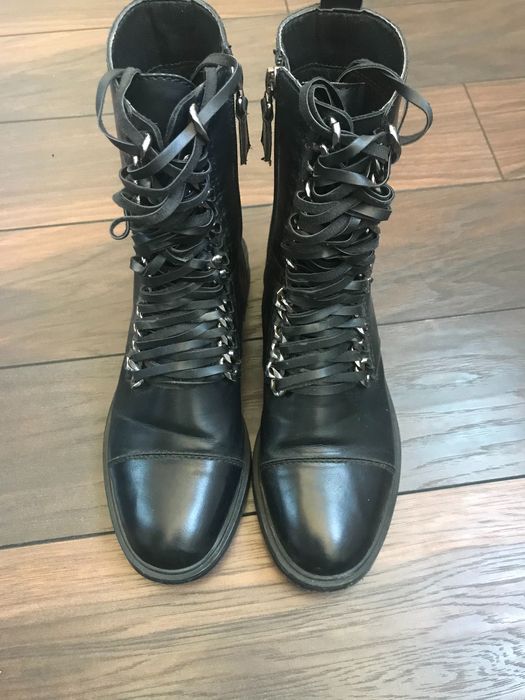 Черни ботуши/боти със синджири
