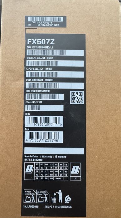 ASUS TUF F15 компютер
