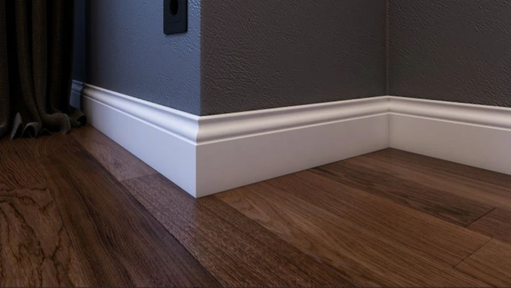 Установка плинтусов