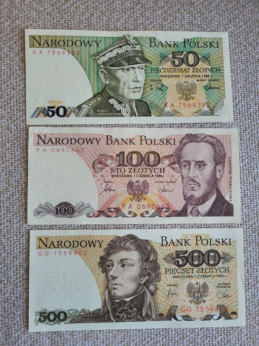 Bancnote UNC și circulate