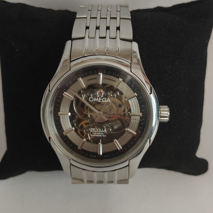 Ceas superb barbatesc Omega, curea inox - oferta