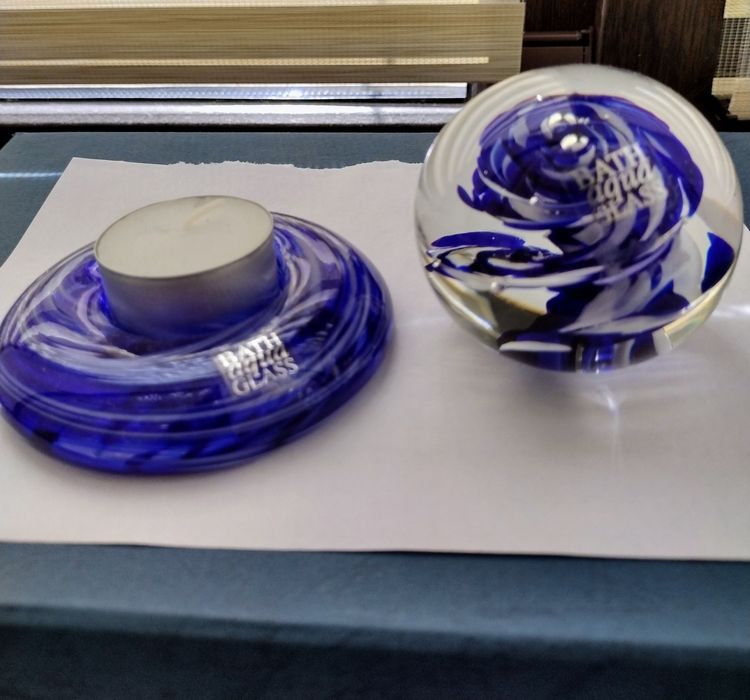 Prespapier și suport candela Aqua Glass