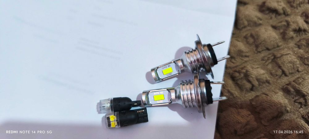Лед крушки h7 комплект/  led h7