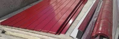 Tablă cutată maro lucios RAL8017 0.45*1100 util*1500