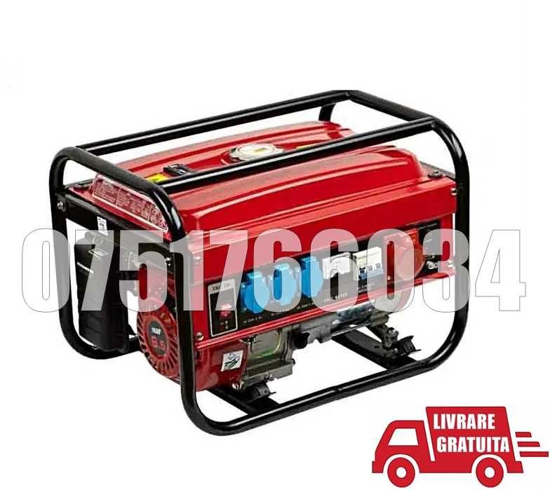 Generator Curent Benzina Monofazat / Trifazat 4000w 11 ore SJ