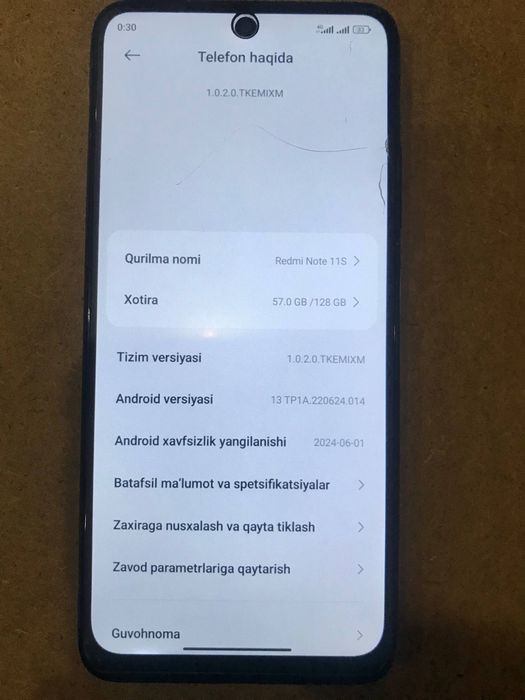Redmi not 11s arzon telefon
