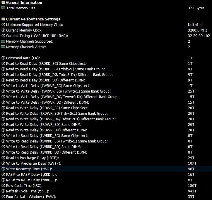 RAM G.Skill de 32GB(2x16GB) DDR5-6400, CL32 F5-6400J3239G16GX2-TZ5K