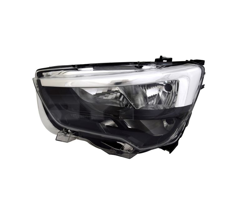 Far Opel Combo/Life, 09.2018-, montare fata, stanga/dreapta, cu lumina de zi; H1+H7+W21/5W; electric; fara motor; halogen