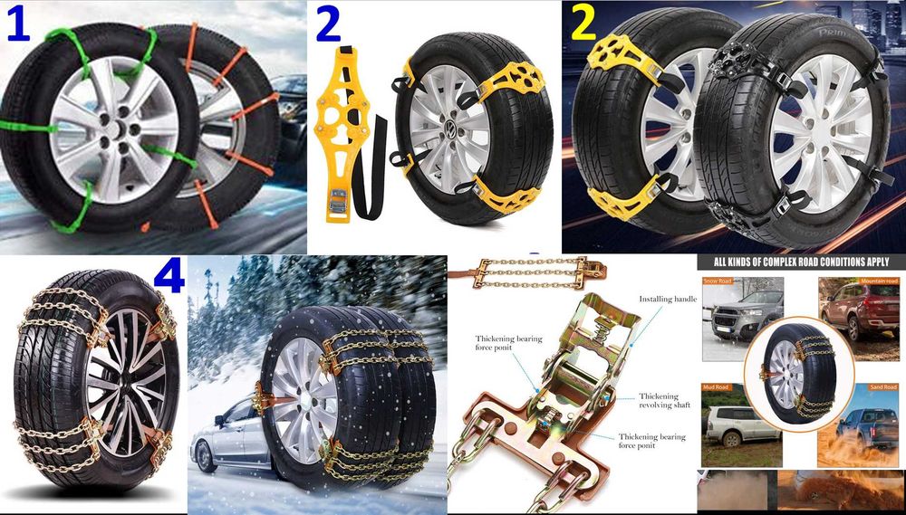 Antiderapante masina 3 modele pentru zapada, noroi, iarba! Noi!