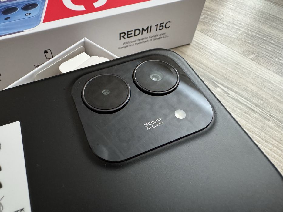 Xiaomi Redmi 15C / Чисто Нов / 256 GB / 8 GB RAM / Dual Sim / Midnight Black