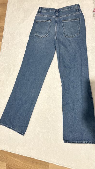 Дамски дънки широк крачол