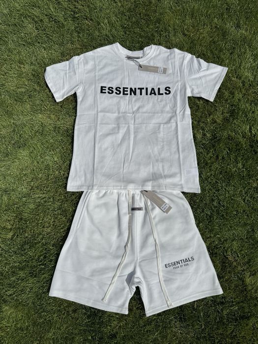 Compleu scurt Alb  Essentials Fear of God / PREMIUM 2025