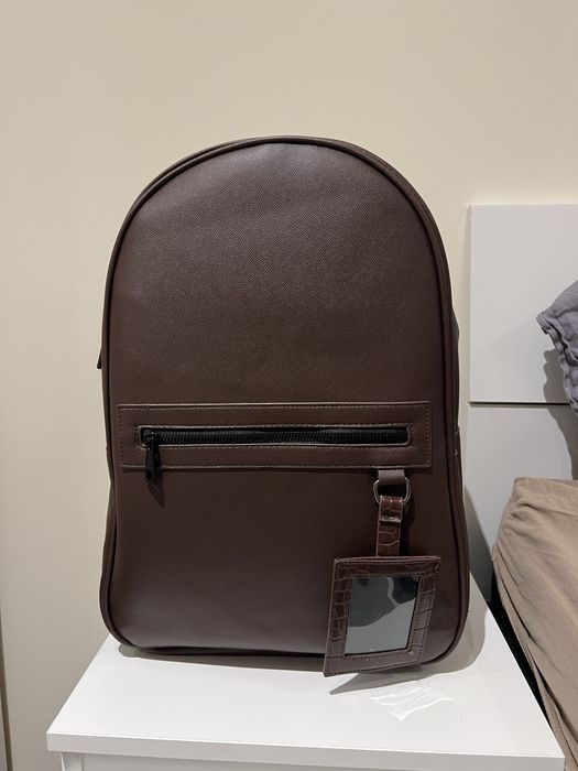 Мъжка кожена раница нова