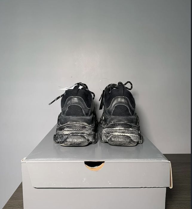 Adidasi sneakers balenciaga triple s disstressed