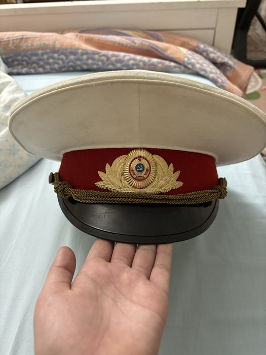 Фуражка МВД СССР летняя/парадная