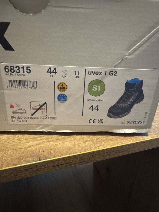 Uvex работни обувки 40ви и 44ти размер