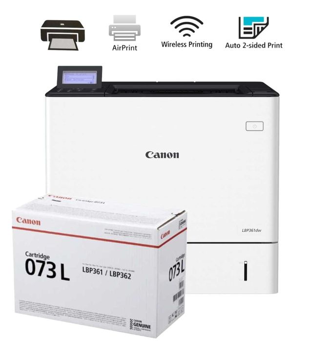Canon I-SENSYS LBP361dw - Юқори тезликдаги қора ва оқ лазерли ПРИНТЕР