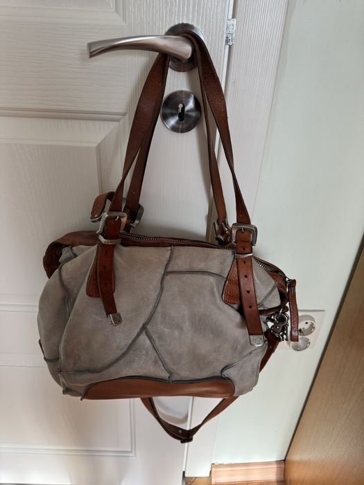 Висококачествена чанта от ест. кожа на итал.марка A.S.98