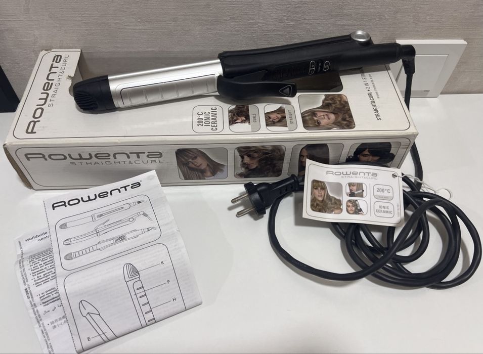 Ориганальный Rowenta утюжок + плойка