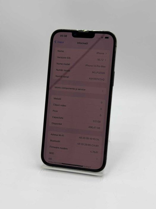 Iphone 13 PRO MAX / 512 GB 100% BAT / Factura / Garantie #54791
