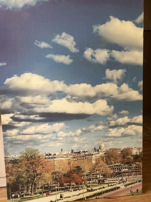 Картина с городским пейзажем Караганды