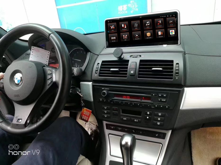 Navigatie Bmw Seria 3 E90 decupat bord,E87,E88 Seria 1 android 12,Slot