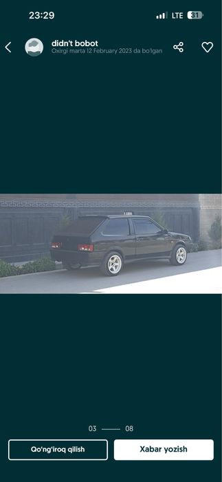 Vaz 2108 bekorchila bezovda qilmangla iltimos mashina 0 dan yigilgan