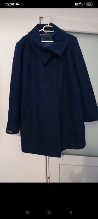 Palton Lână cu guler detașabil Adrianno