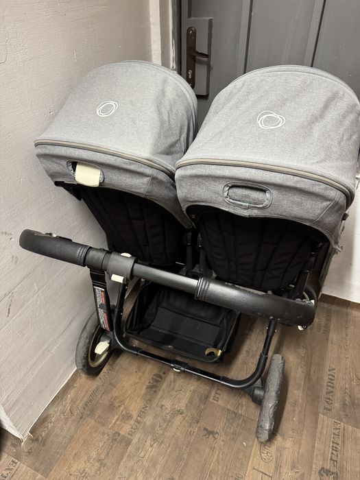 Детска количка за близнаци Bugaboo Donkey 2 + 2 зимни чувала