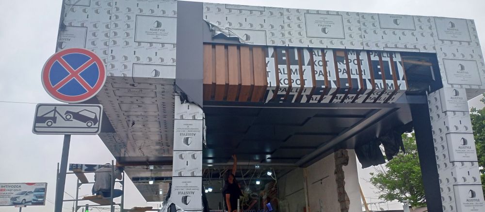 Alikafon alyukobond alubond alukafon fasad ximatlari