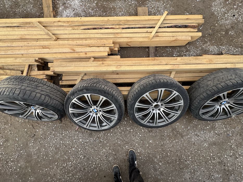 Диски с резиной bmw r19 разноширокие