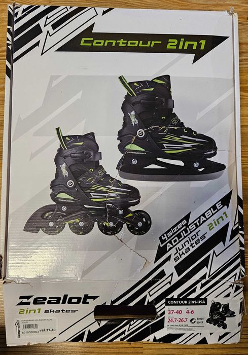 Patine/role  Zealot CONTOUR 2 IN 1