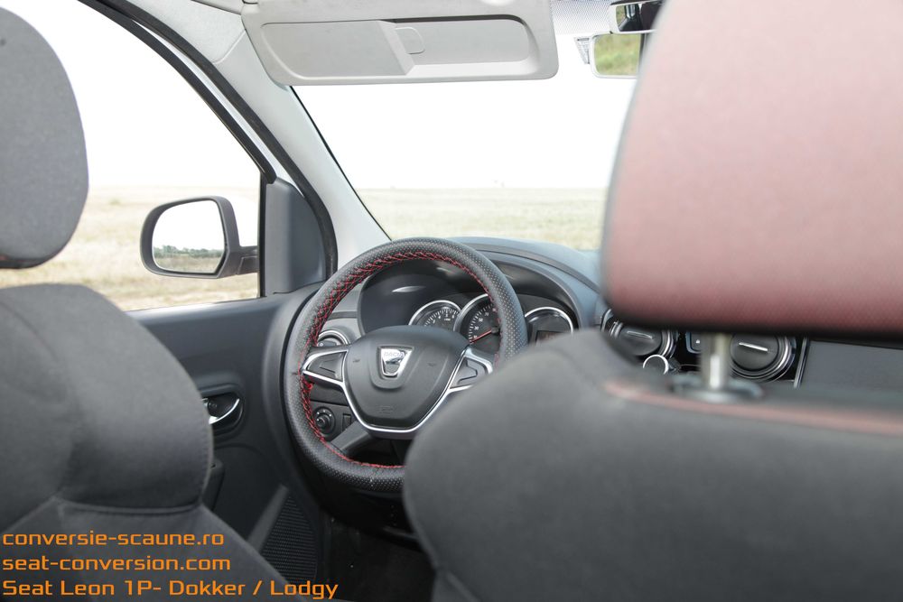 Sistem adaptare scaune de Seat Leon FR 1P pe Lodgy Dokker