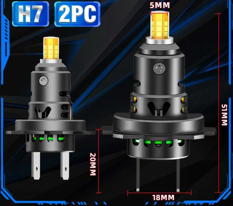 LED крушки H7 360°