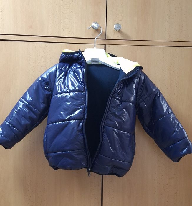 Преходно яке за момче в цвят индиго