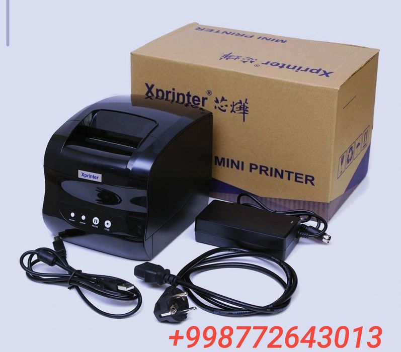 Chek printer, Xprinter XP‑58IIT, XP-365B, XP-Q80A (Kelishiladi))