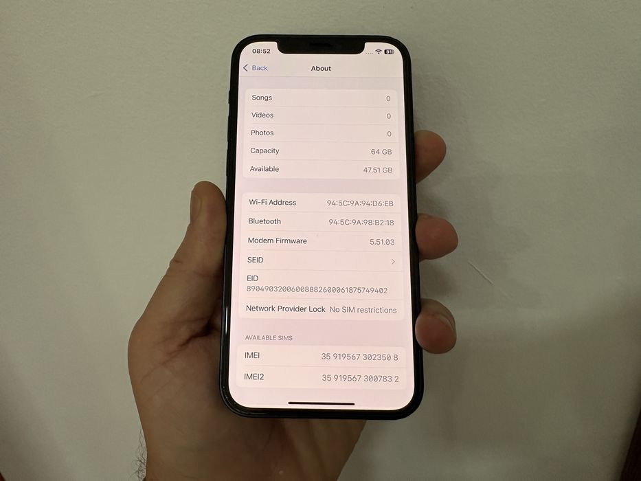 Iphone 12, 64 gb, Black