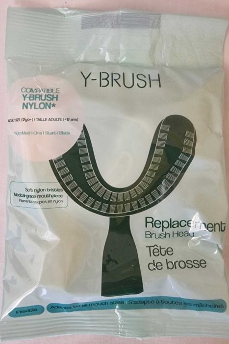 "3вуюва четka за 3ъбu Y-Brush Nyon Black Premiumn (10-cekyндна)"